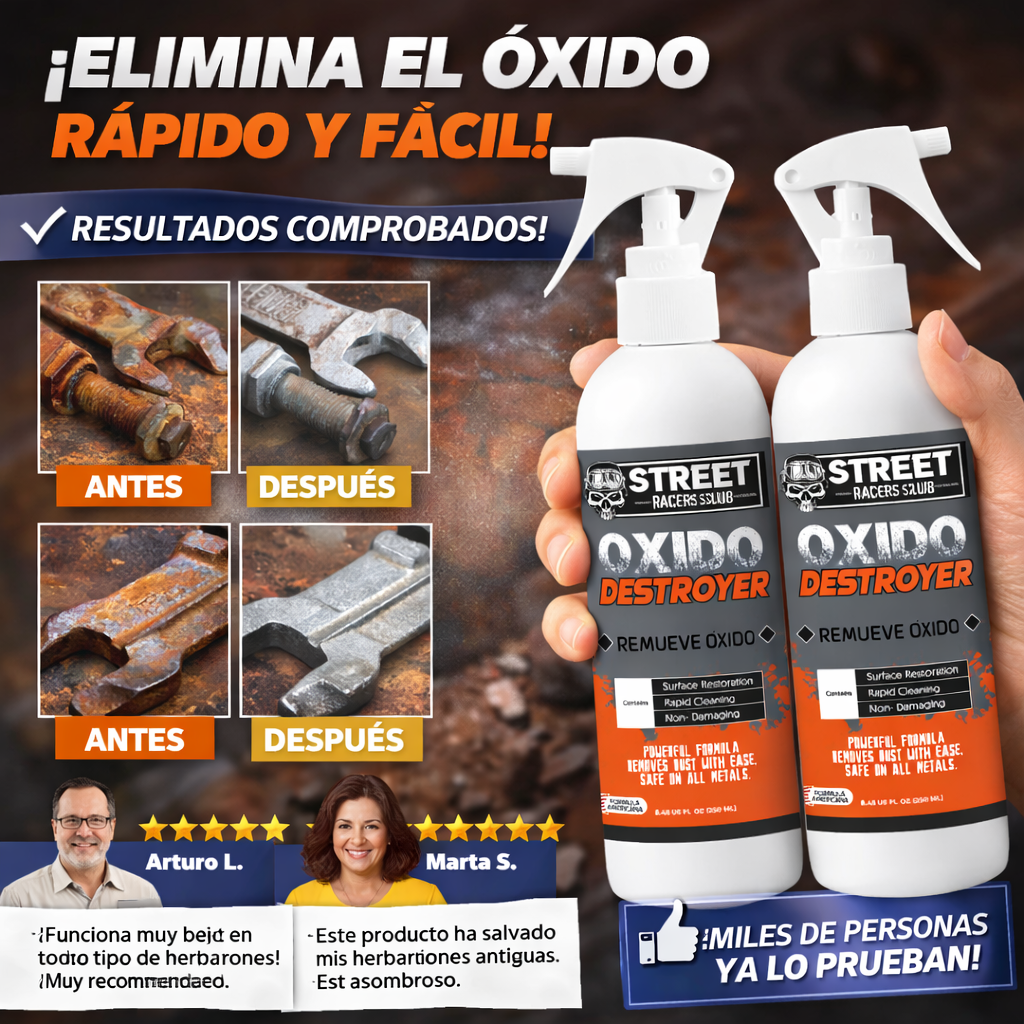 Combo 2 Oxido Destroyer - Miles ya eliminaron el óxido sin esfuerzo